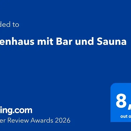 Mit Bar Und Sauna Semesterbostad Duderstadt